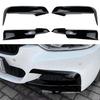 Für BMW F30 F31 M Sport 2012-2019 Frontstoßstangenlippe Splitter Canards Spoiler 1 Paar Auto Nebelscheinwerfer Augenbrauenrahmen Abdeckung Kühlergrill