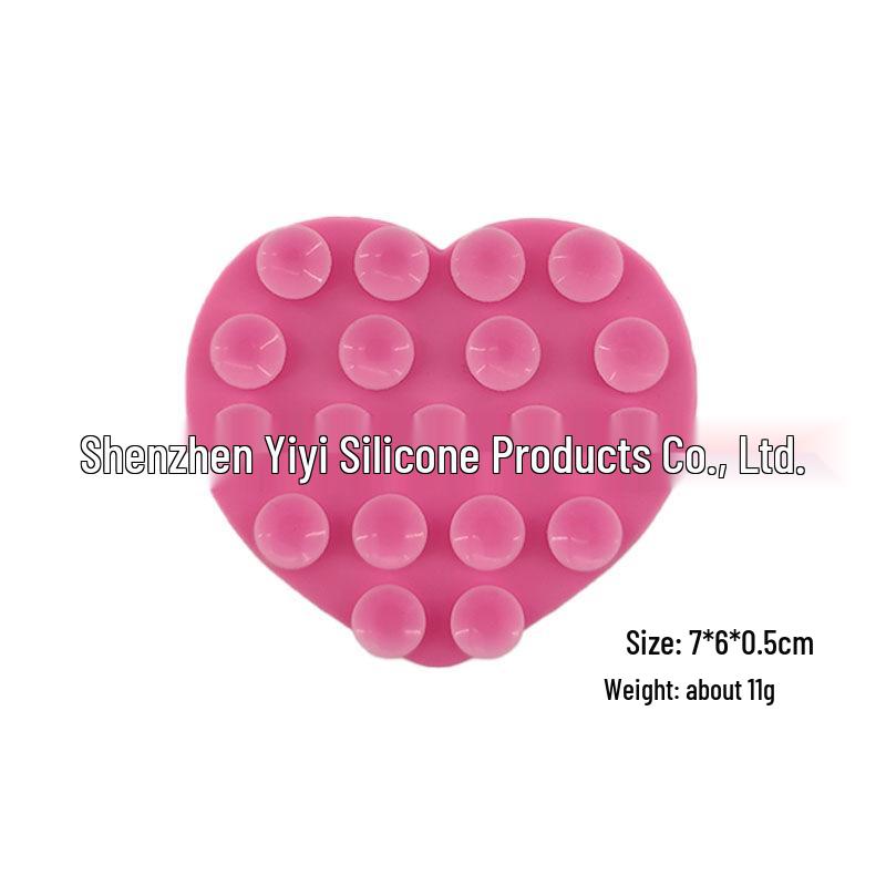 Silicone Phone Holder: Portable, Anti-slip, Stable Suction Cup Back Sticker