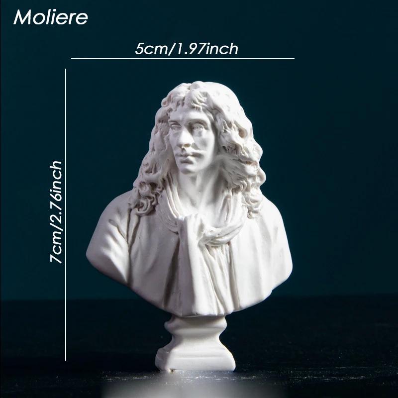 Scultura Moderna Tavolo Mini Ornamento Mitologia Greca Statua in Gesso David Figura in Resina Gesso Disegno Pratica Artigianato Decorazione