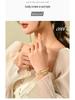 Goldene Schuppen Schlangenform Offener Federarmreif - Damen Trendiger High-End Armreif