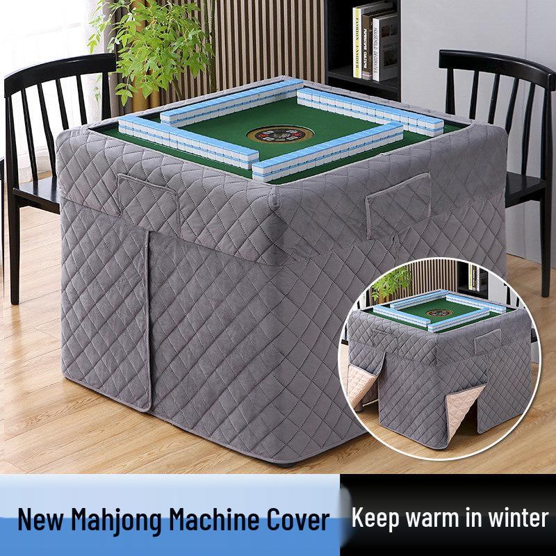 Square Dustproof Mahjong Table & Fireplace Cover Set