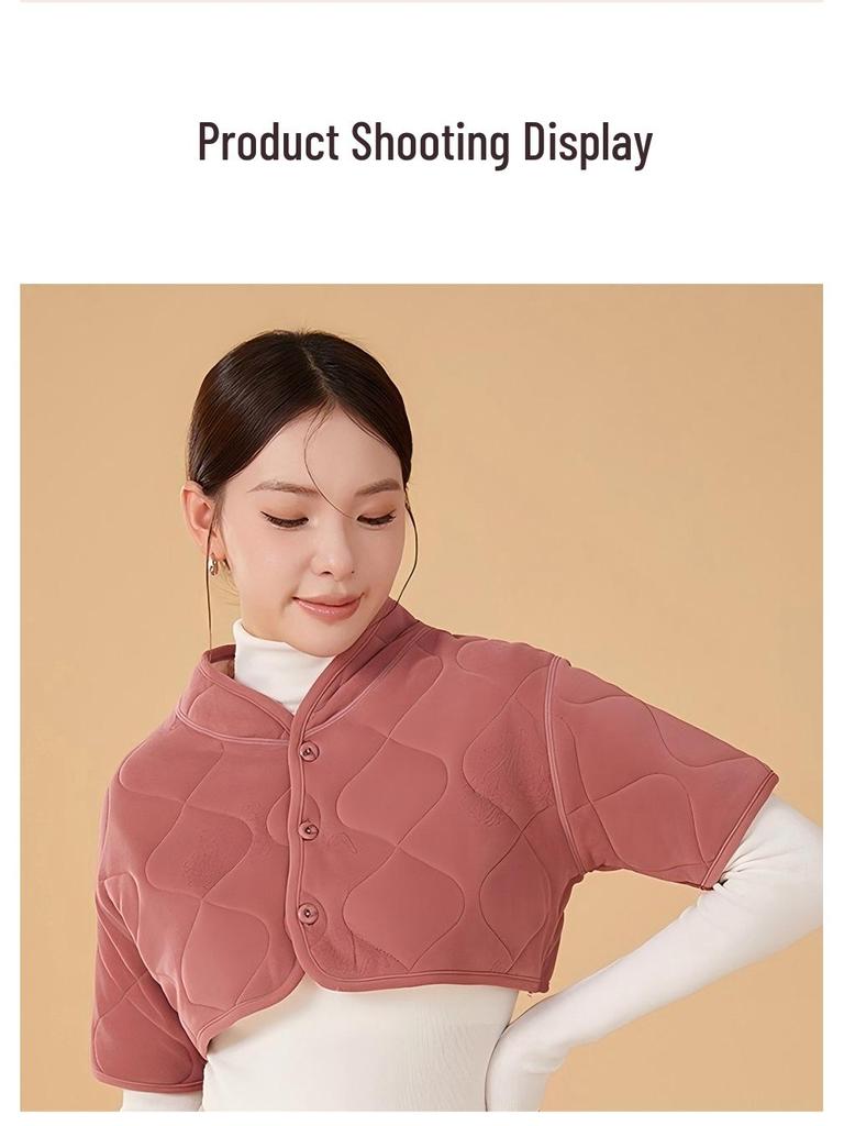 Cashmere Shoulder & Neck Warmer Vest, Sleeveless, Unisex, Ideal for Middle-Aged & Elderly, Cold Protection & Warmth.