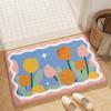 Bathroom Floor Mat Bathroom Anti Slip Quick Drying Foot Mat Entrance Carpet