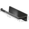 Iron Paper Towel Holder Gray Tissue Roll Holder Durable Kitchen Towel Rack  Space Saving