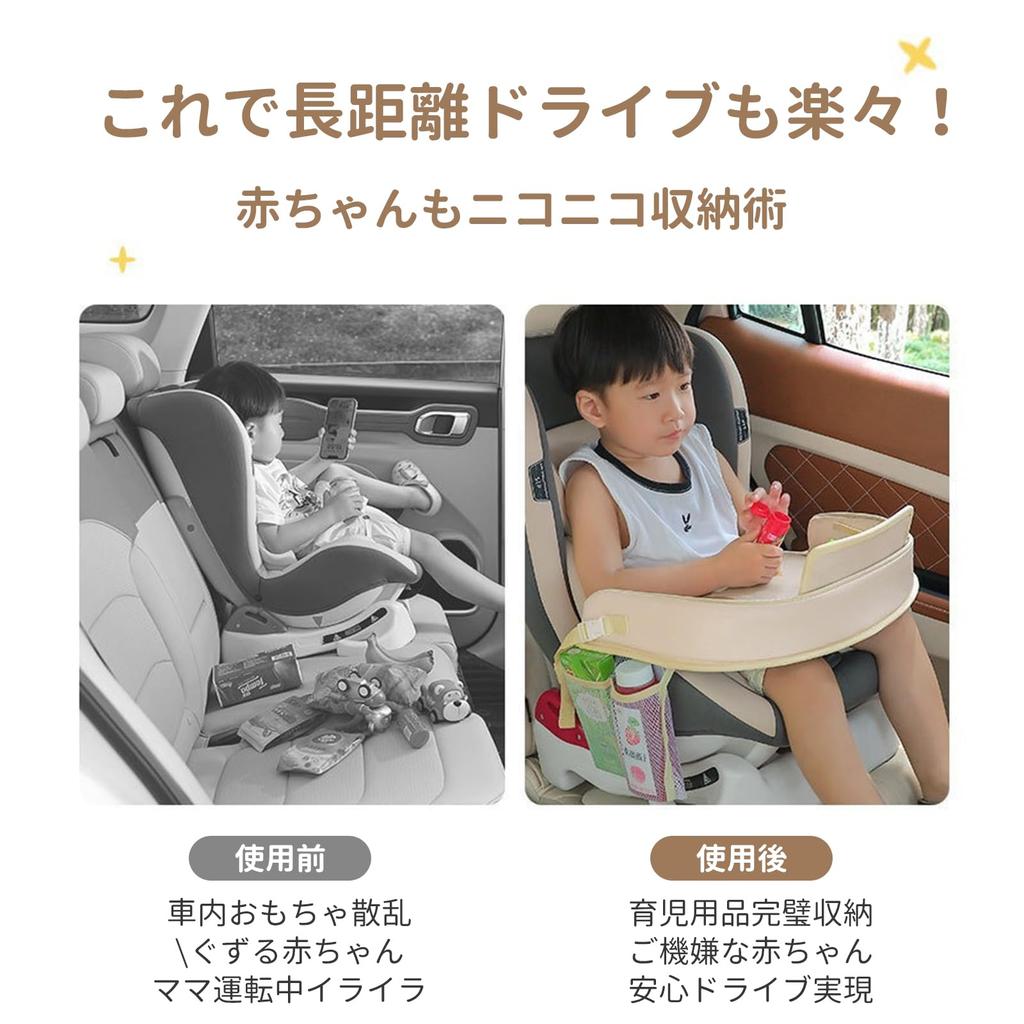 APAPKORNG Scaun Auto Copil Banchetă Spate Tavă Birou pentru Copii, Masă, Compact, Impermeabil, Masă, Masă, (Urs, Cerc)