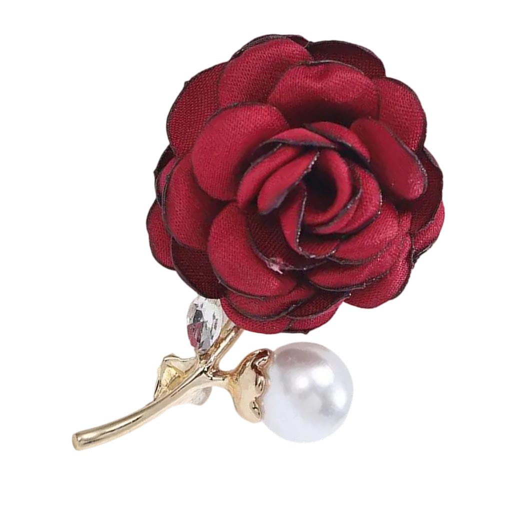 Broszka 3D w kształcie róży dla kobiet, kwiatowa broszka, przypinka do klapy, broszka do szala, broszka do sukni ślubnej na przyjęcie weselne