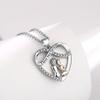Endless Love Mother-Daughter Diamond Pendant Necklace – Elegant, Versatile Chain Jewelry