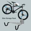 Bicycle Wall Rack Storage Holder Rustproof Strong Load-bearing Easy Installation Indoor Bike Wall Mount Horizontal Storage Rack