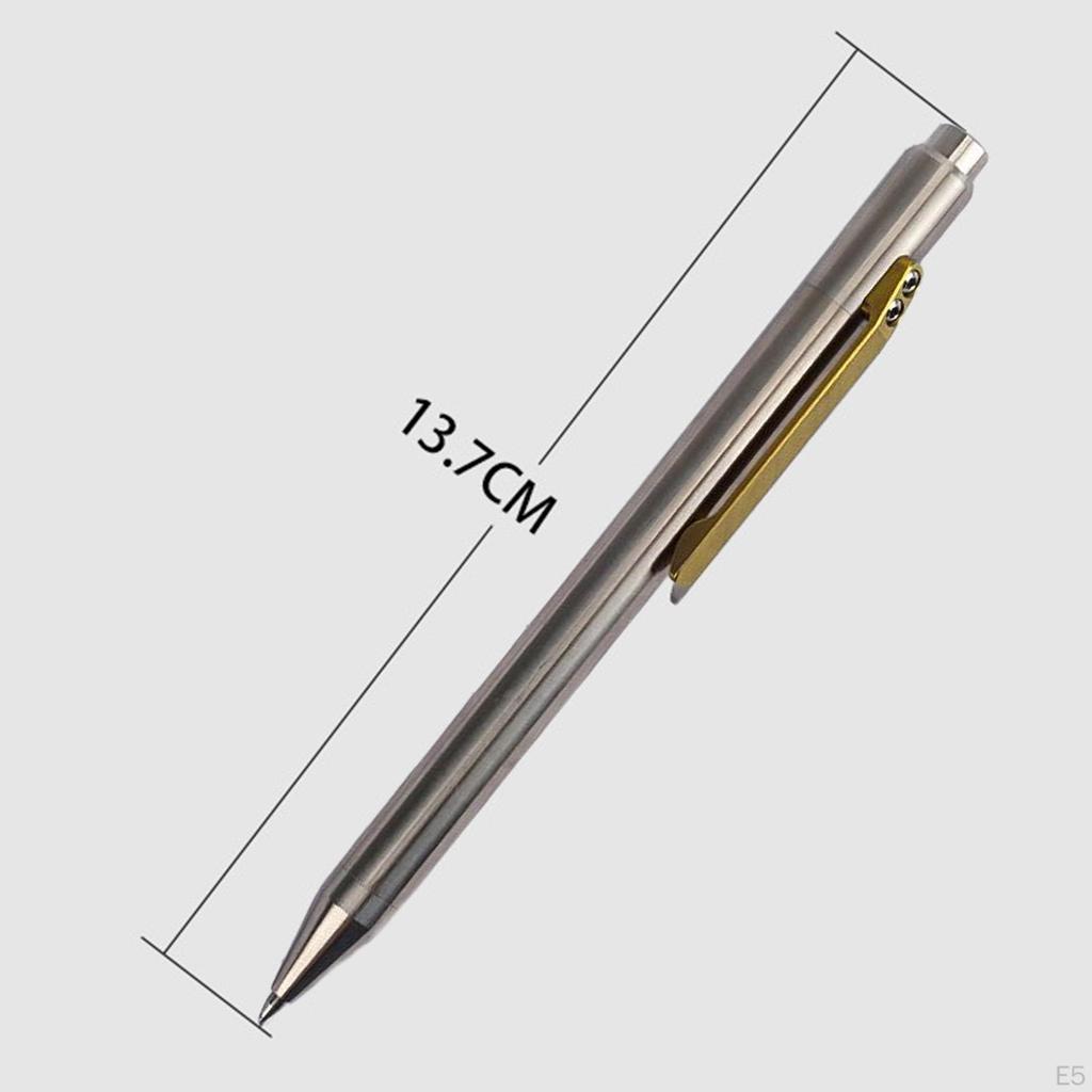 Titanium Alloy Bolt Action Pen for Smooth Writing Experience