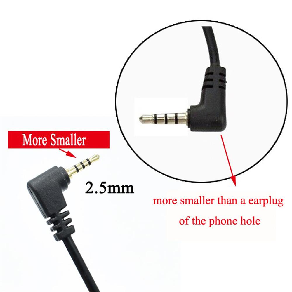 Car DVR Camera Cable 2.5mm Jack Port AV Adapter Cable for Vehicle Rear View Camera
