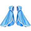 jbluelover Princess Solid Color with Ribbon Available in 3 Easy to Put On and Take Perfect for Stage Light Blue Kids' Cape, Decoration, Hooded,