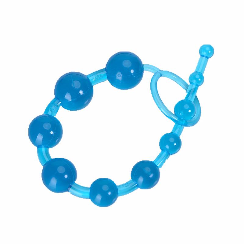 10 Beads Soft Rubber Anal Plug Beads Long Orgasm Vagina Clit Pull Ring Ball Butt Toys Adults Women Stimulator Sex