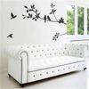 Home Decoration Tools Bird Wall Stickers Tree Leaf Vinyl for Children's Home Decor Living Room Stickers On The Wall Accessories