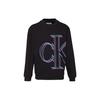 Sweatshirts Men's Black Crew Neck Thin Regular (Unisex) Sweatshirts J30J320840