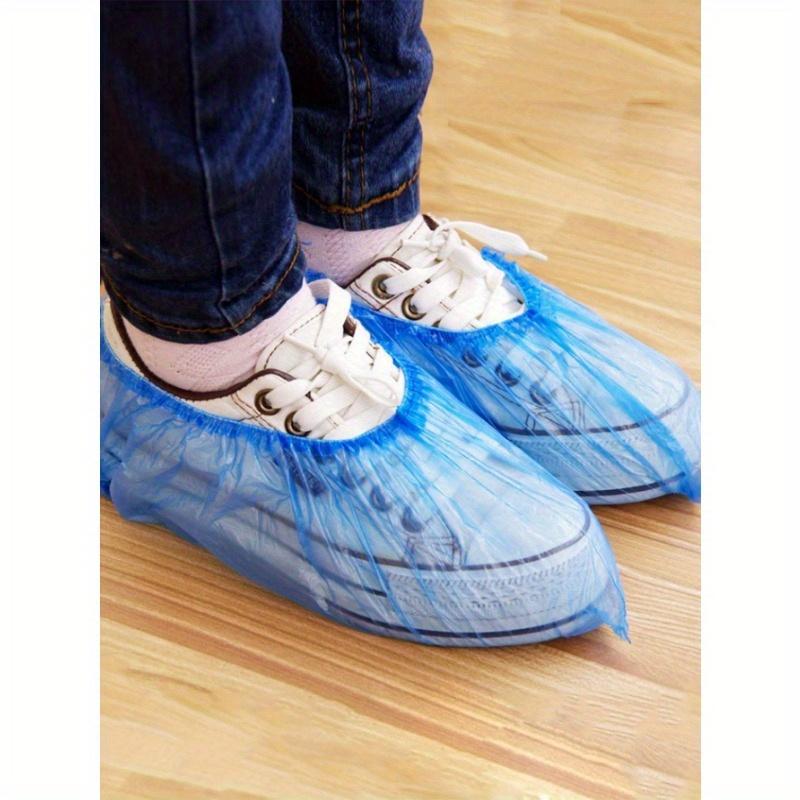 100pcs Disposable Boots And Shoes Covers, Non-Slip Waterproof Shoes Cover For Indoors, Suitable For Kids And Adults For Household, Office