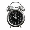 Creative Classical Alarm Clock Super Loud Mute Type Bell Alarm Clock Double Bell Metal Frame Silent Table Clock Home Decor2