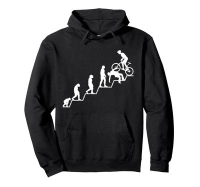 MTB Evolution Radfahren Mountainbike BMX Fahrradkette MTB Hoodie