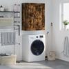 VidaXL Wall Cabinet Smoked Oak 69.5x34x90 Cm Engineered Wood 830401
