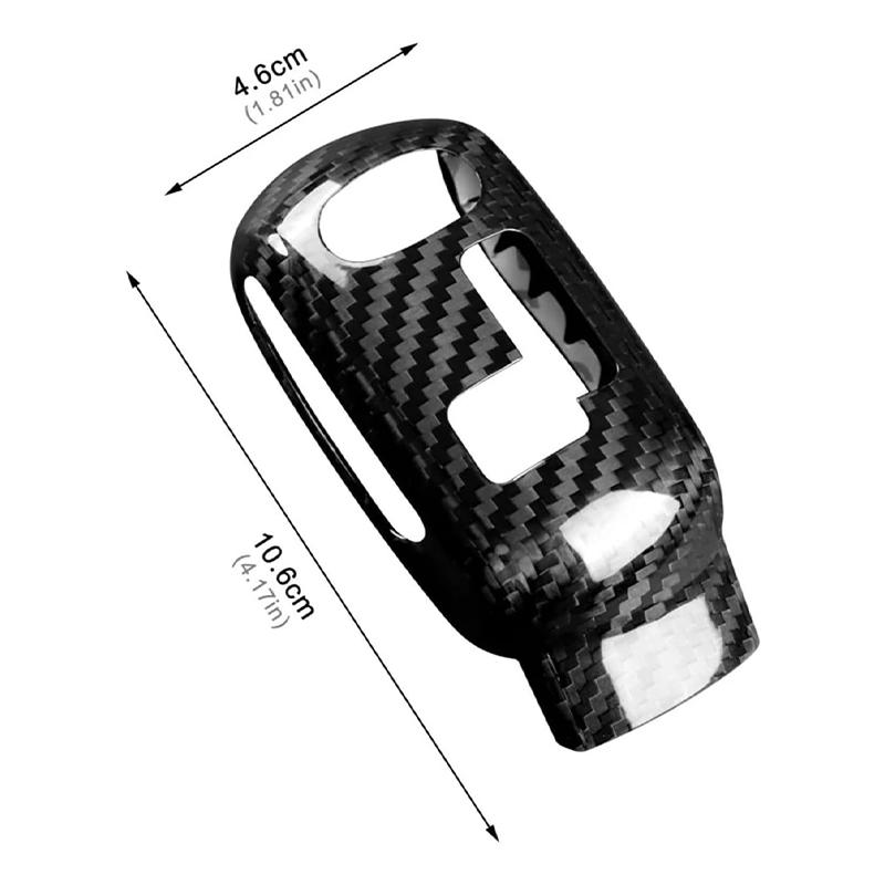 For BMW Mini Cooper F54 F55 F56 F57 F60 2020-2023 Real Carbon Fiber Car Gear Shift Konb Head Cover Trim Accessories