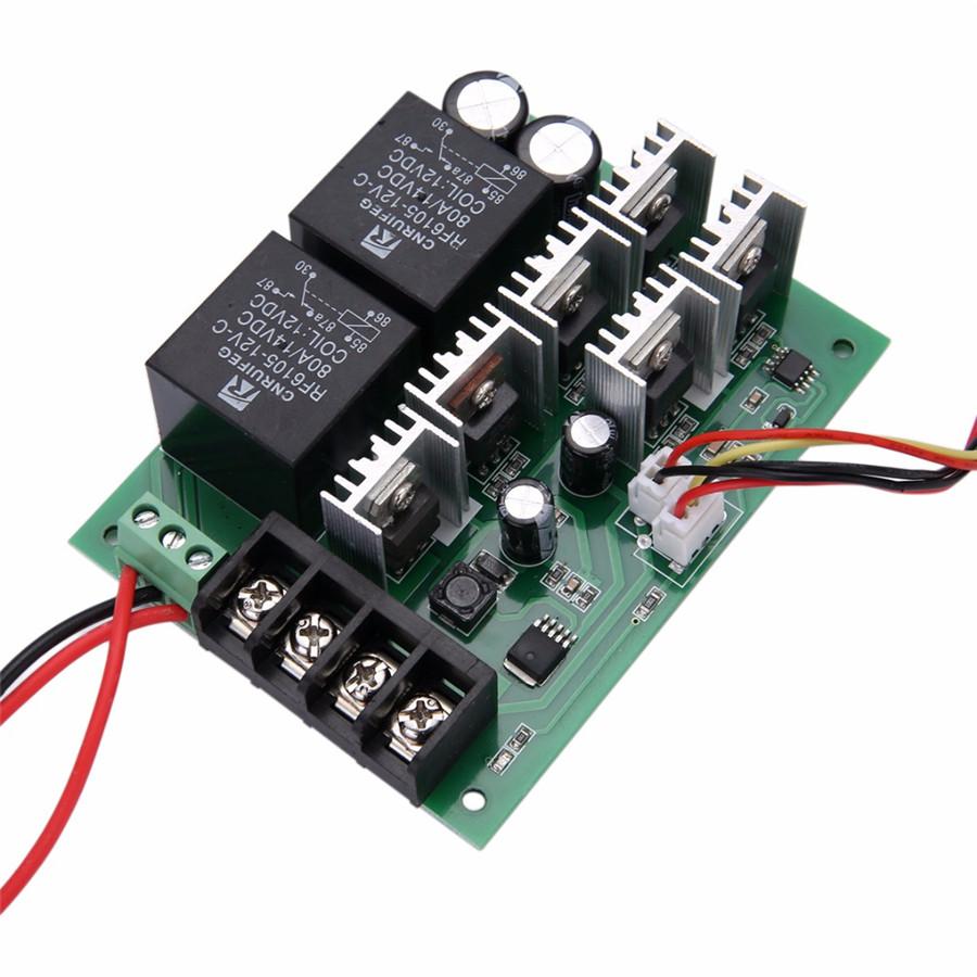 DC 12/24/36/48V 60A PWM Motor Speed Controller CW CCW Reversible Switch