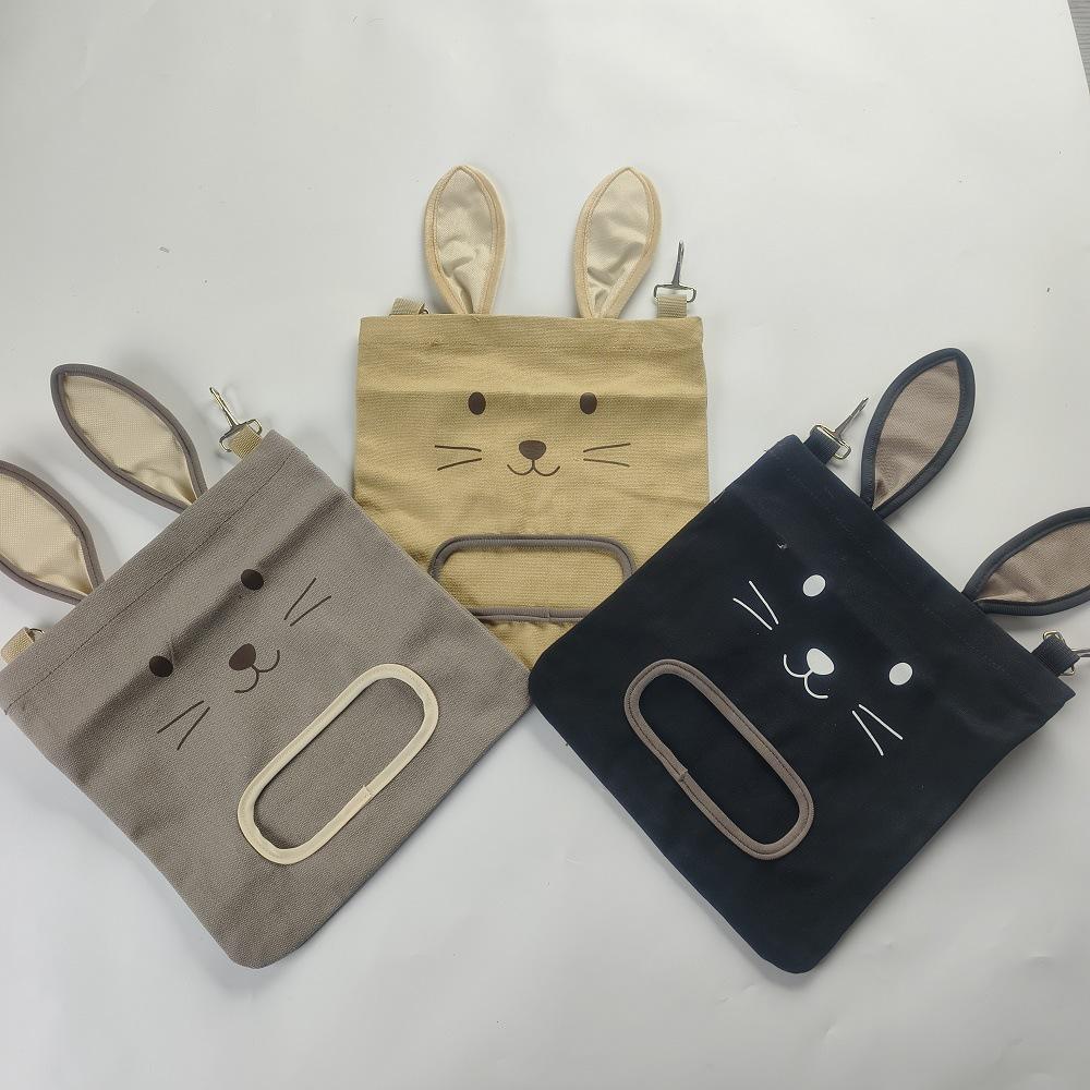 Rabbit-Shaped Hay Bag for Small Pets: Feeding Bag for Rabbits, Guinea Pigs & Hamsters