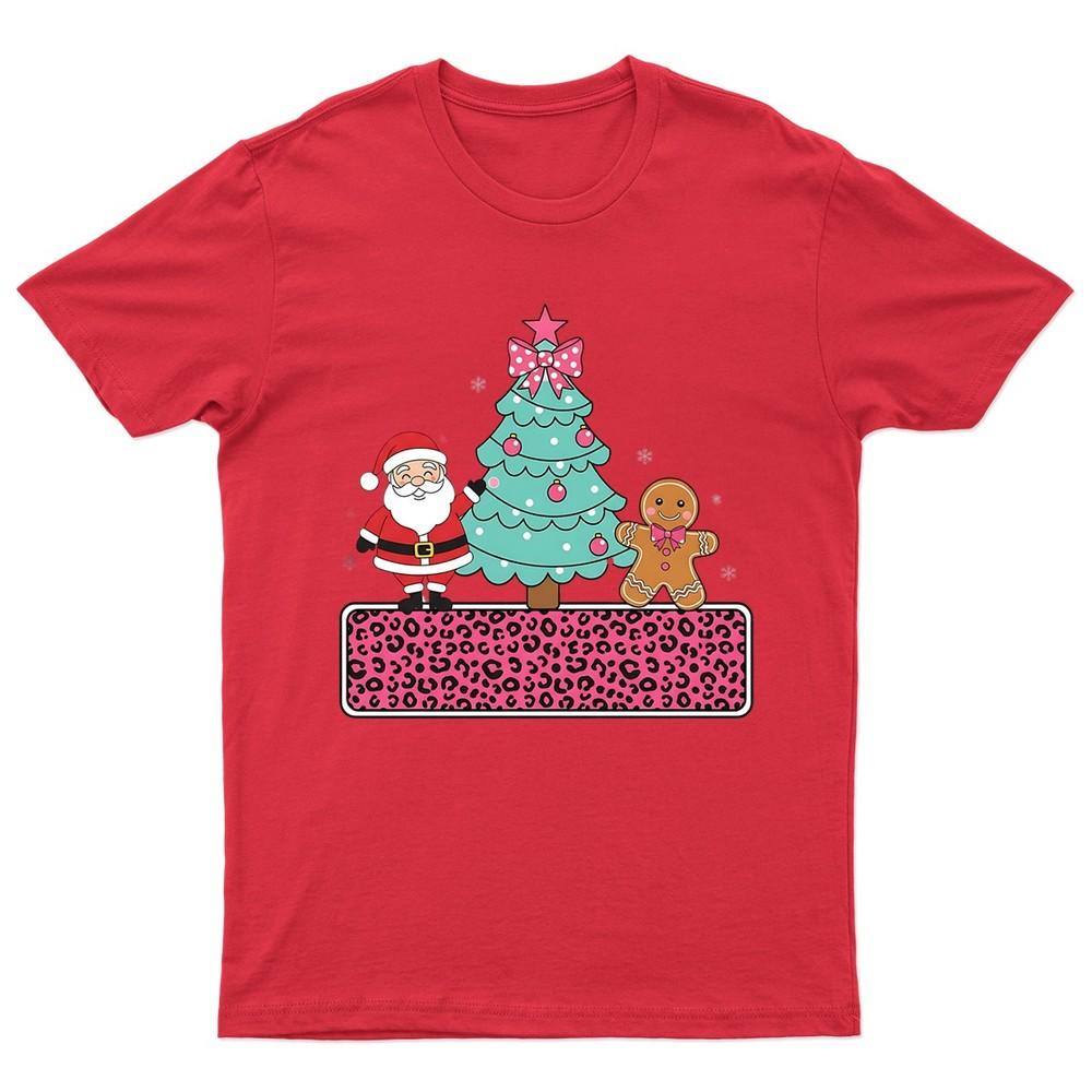 Santa Gingerbread Christmas Tree TShirt Unisex Gift Retro Funny Unisexs S