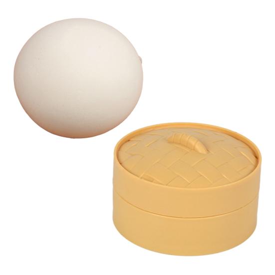 Chinese Food Squeeze Toy Slow-Rising Bun Dumpling Roll TPR Steamed Fidget Toy for Stress Relief Cute