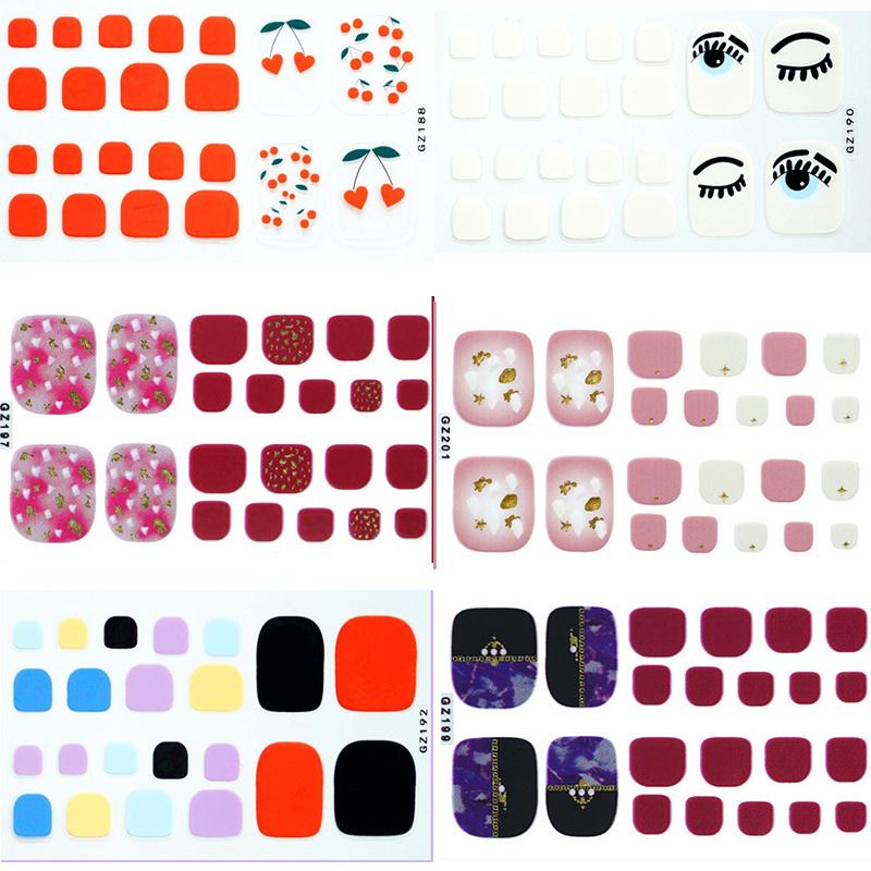 

6 листов/набор быстрых ногтей блестящие наклейки для ногтей полное покрытие нейл-арт 6sheets