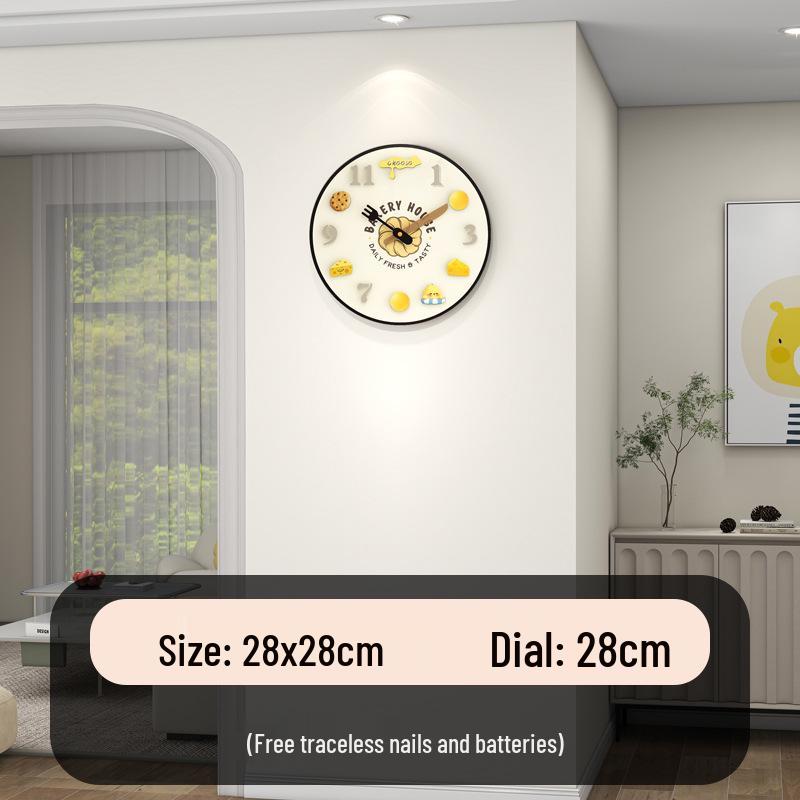 

Современные минималистичные настенные часы из кованого железа для гостиной или ресторана - Креативный DIY, не требуется сверление