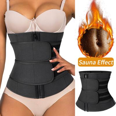 9 Stålbenad midjaträningskorsett för kvinnor Viktminskning Bantning Body Shaper Bastu Svett Sportgördel Cintas Modeladora Träningstrimmer Fitnessbälte