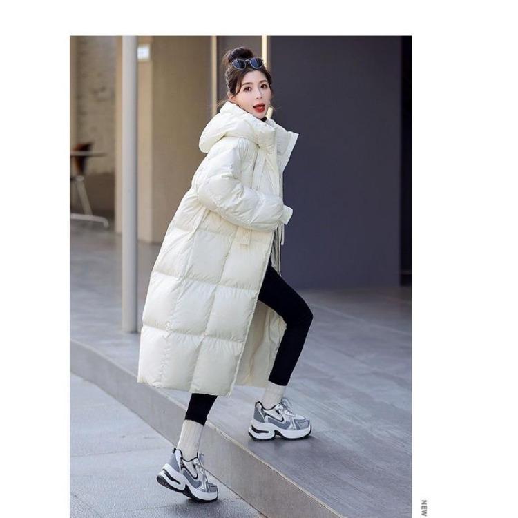 Korean Version Winter Loose Down Jacket Women Long Knee Cotton Jacket High Quality Large Blanket Thickened New