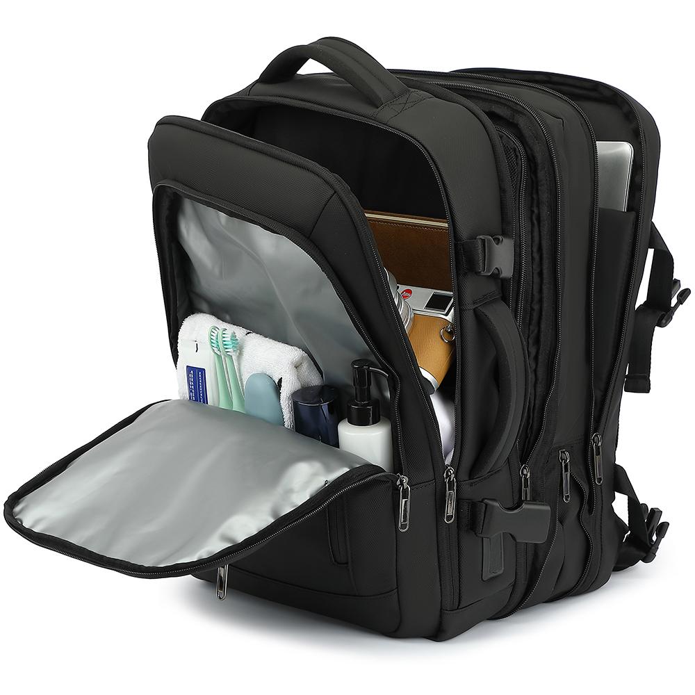Eaqual To 18 Inch Suitcase 31 L Expandable Men Women Lover Backpack For 17/17.3 Inch Laptop, USB Charging,180° Open, Wet/Dry Bag
