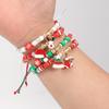 Christmas Snowman Christmas Tree Old Man Deer Gift Pendant Bracelet