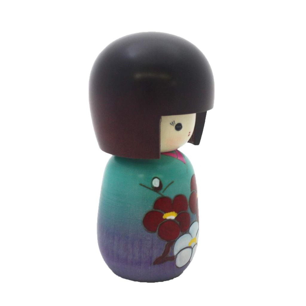 Original Kokeshi Flower Calendar Award Masae Made In Japan Doll, (Plum Blossoms) (Prime Minister's Winner, Fujikawa)