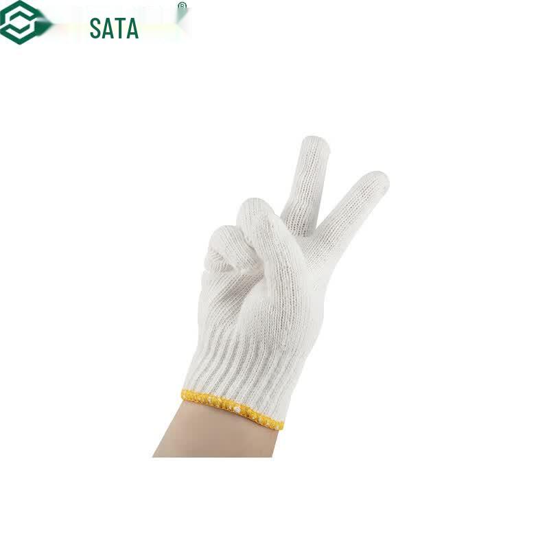 Хлопковые рабочие перчатки SATA для зимы Yarn