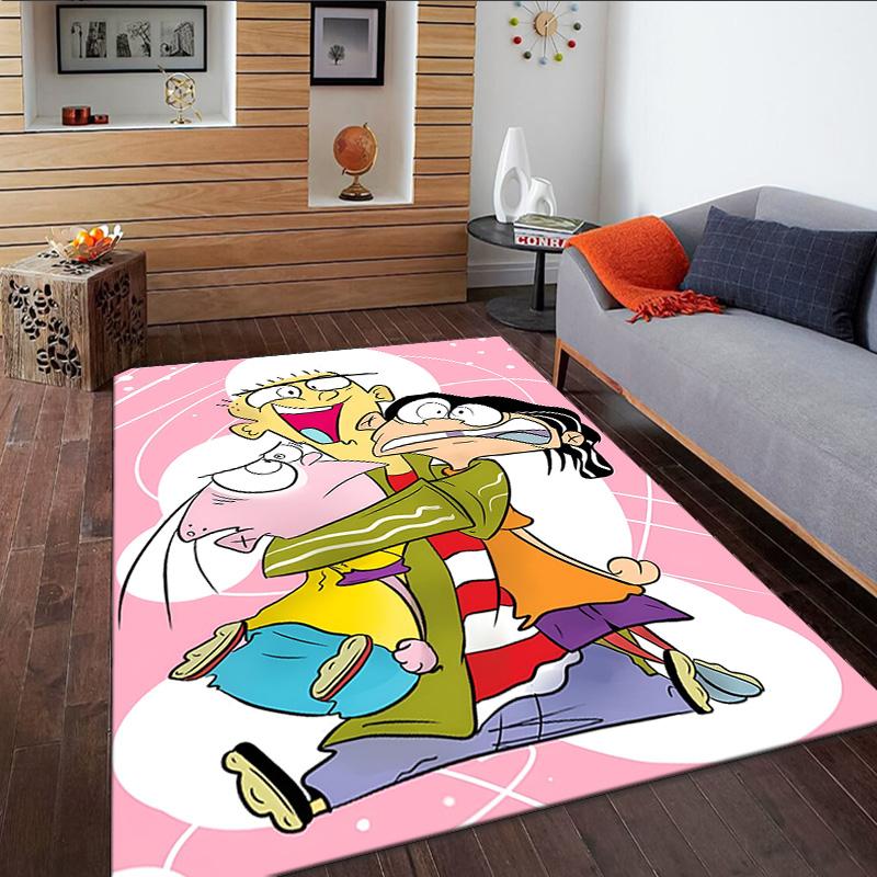 Edd Eddy Adventure Carpet, Kitchen Rugs, Yoga Mat, Non-Slip Mats, Rug for Bathroom, Living Room bedroom, Camping Rugs Christmas Gift