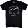 Think Outside Mountains Campfire Chairs T-shirt