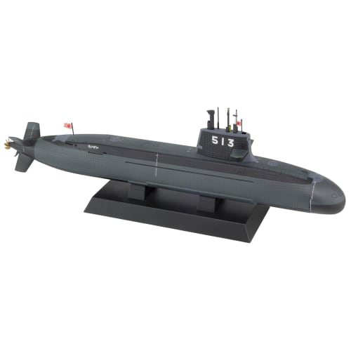Pit Road 1/350 JB Series Japan Maritime Self-Defense Force Submarine SS-513 Taigei Plastic Model JB35