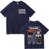 Rapper NATOS WAOR Tour 2025 Grafik T-Shirts Herren Damen Hip Hop Vintage Oversized T-Shirt Lässige Mode Kurzarm T-Shirts