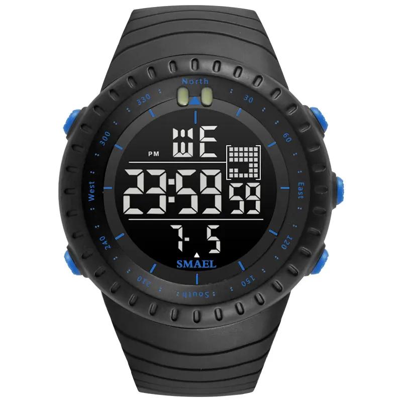 SMAEL Watch Night Light Alarm Watch 1237 Multi functional Outdoor Watch Men's Waterproof Sports Electronic