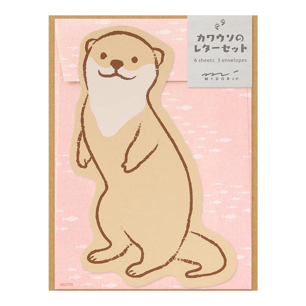 

DESIGNPHIL MIDORI Letter Otter 86927006 Set, Die-Cut, Pattern,