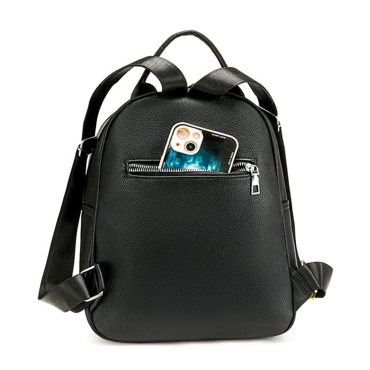 Chessboard embossed backpack large capacity women's backpack