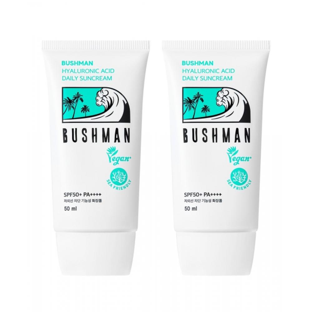 

Bushman Hyaluronic Acid Daily Sun Cream 50ml Spf50+ Pa++++ 2 Pack NONE
