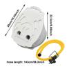 Foot Pump Air Mattress Easy Inflate Deflate Inflator Kayak Air Pump High Volume