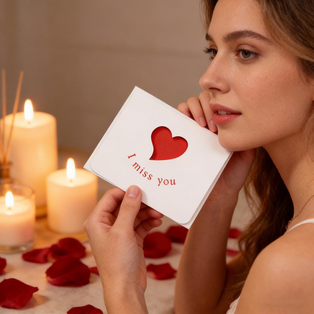 -geschnittene Grußkarten, Geburtstagskarten und Liebesbotschaftskarten, inklusive Umschlägen, geeignet für Hochzeiten, Partys, Geburtstage und andere Anlässe.