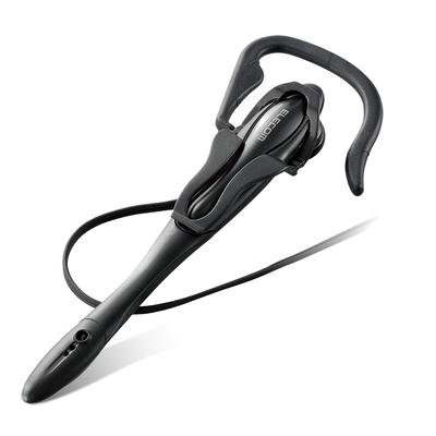 Elecom HS-EP13TBK Wired Headset with Microphone, 4-Pole, Single Ear, 1.8m Earhook