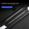 White Car Door Plate Sill Scuff Cover Anti-Scratch Sticker Protector Accessories