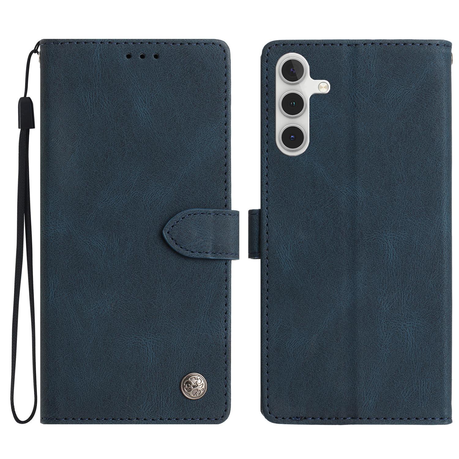 

For Samsung Galaxy A16 4G Leather Case Solid Color Phone Wallet Cover
