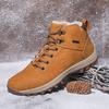Outdoor Winter Snow Boots For Men Male Sneakers Adult Quality Rubber High Top Super Warm Plush Warm Ankle Boots