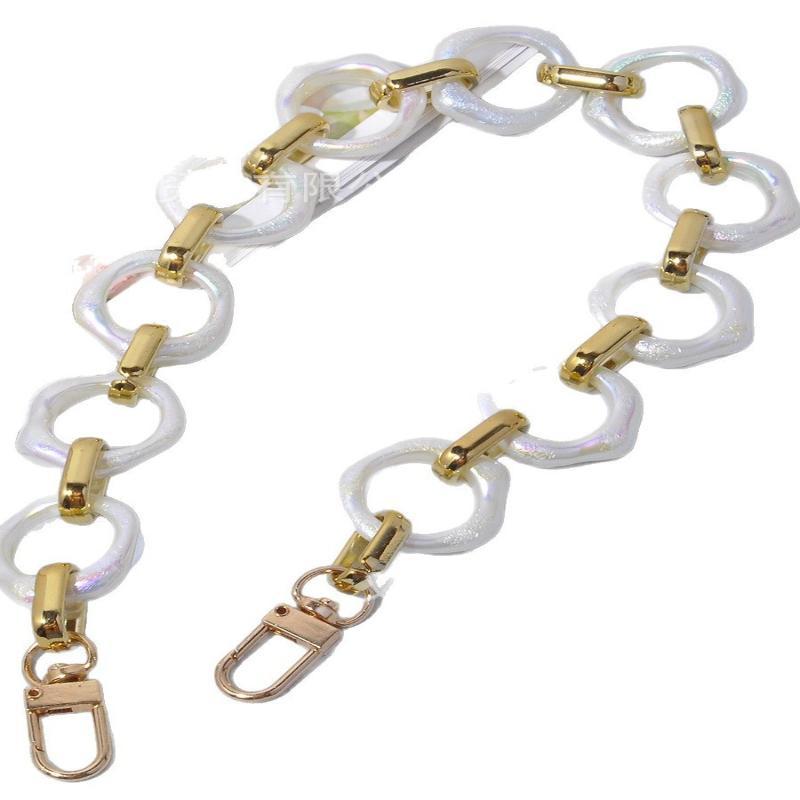 Acrylic Fashion Replaceable Bag Chain Strap Detachable Resin Purse Strap for Crossbody Shoulder Bag Daily Commute